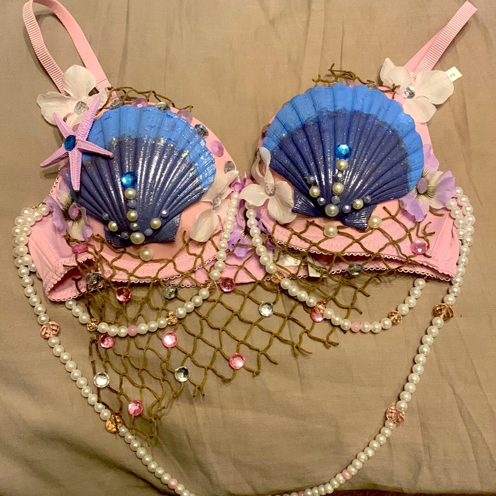 Custom mermaid bra